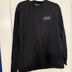 Jordan Black Long Sleeve Tee